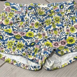 H&M Floral Jean Shorts - Blue, Yellow, Pink